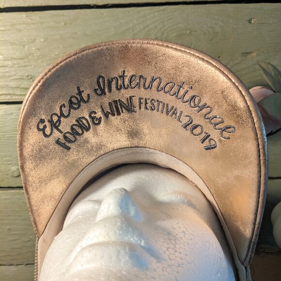 Disney Parks "EVERYTHING'S better with SPRINKLES" Baseball Cap Hat Shimmery Gold - Picture 5 of 9